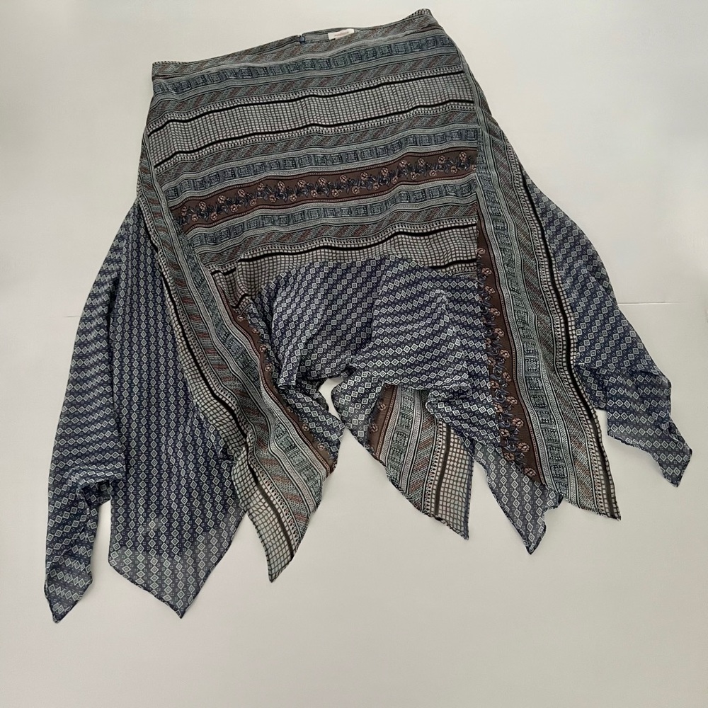 Sundance 100% Silk Handkerchief Skirt